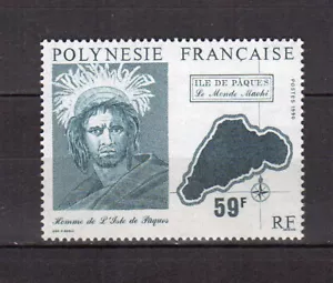 Polynésie 1990 Y&T355 homme de l'îsle de Pâques timbre neuf MNH /TE5282 - Imagen 1 de 1