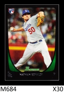 1-2011 Bowman Draft Base Nathan Eovaldi Ranger Menge - Bild 1 von 1