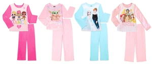 Pigiama di flanella Star Wars Yoda/Frozen 2/LOL/principessa ragazze set 2 pz - Foto 1 di 21