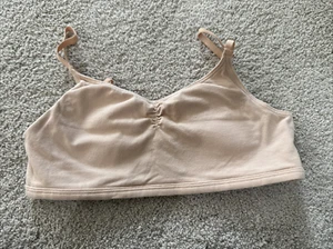Girls Abercrombie Kids Nude Sports Bra - 15/16 - Picture 1 of 3