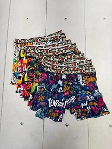 CaoKaien 10 Pair Multicolor Graffiti Print Boxer Briefs Mens Size Medium - Picture 1 of 4
