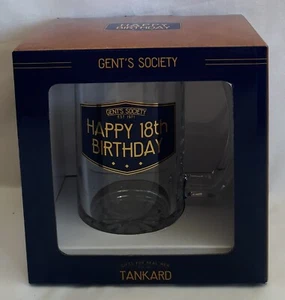 Gents Society Happy 18th Birthday Beer Stein - Picture 1 of 1
