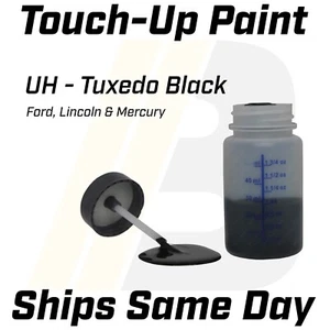 UH Tuxedo Black - 1 Oz Touch Up Paint Kit w/ Brush for Ford Lincoln Mercury - Picture 1 of 5