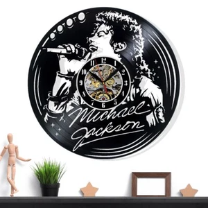 Reloj de pared de vinilo Michael Jackson - Decoración retro - Acento único para el hogar - Regalo - Imagen 1 de 5