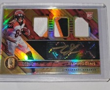 2020 GOLD STANDARD TEE HIGGINS ROOKIE AUTO PATCH  RELIC #/49 #288 Gold Autograph