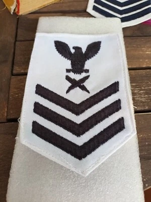 patch armee us navy pretty officer  FIRST CLASS CRYPTOLOGIC TECHNI ORIGINAL - Photo 1/3