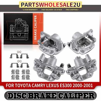 4x Pinzas de freno delanteras y traseras para Toyota Camry Lexus ES300 2000-2001 V6 3,0 L Foto 1 de 4