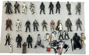 Vintage 1990s Star Wars Action Figures Lot- 30 Figures + Pile Of Weapons **LOOK!