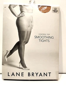 Lane Bryant Control Top Smoothing tights A/B nude Shimmer Sheer - Picture 1 of 3