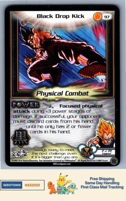 Black Drop Kick #97 - Dragonball Z: Kidd Buu Saga - DBZ TCG CCG 4254 - Image 1 of 2