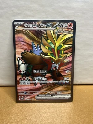 Gouging Fire ex 188/162 Sv05: Temporal Forces Holo a Pokémon TCG MINT!! - Image 1 of 4