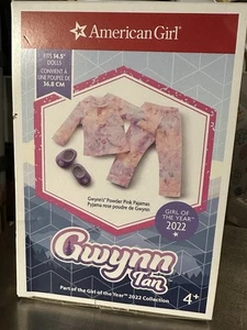 American Girl Puppe Gummistiefel Wisher GWYNN HELLBRAUN puderrosa Pyjama Neu - Bild 1 von 3