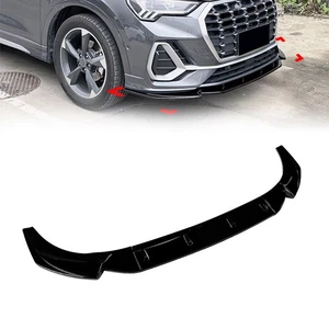 Front Bumper Splitter Spoiler Lip For Audi Q3 F3 Sline 2019-2024 - Bild 1 von 10