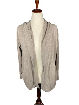 Barefoot Dreams CozyChic Ultra Lite Hooded Cardigan Lounge Lagenlook Size Medium - Image 1 of 4
