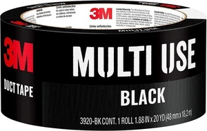3M Multi-Use Colored Duct Tape, Black, Duct Tape with Strong Adhesive and... - Picture 1 of 6