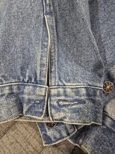 90's Jean Jacket Missing Sleeve Button, Otherwise Good Condition - Picture 1 of 3