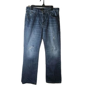 Rock And Republic Henlee Bootcut  Henlee Denim Size 36x32 Distressed R Pockets  - Picture 1 of 9