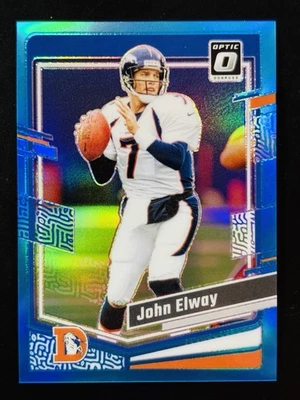 Panini John Elway Donruss Optic Aqua Blue 2023/299 Salón de la fama Denver Broncos #55 Foto 1 de 2