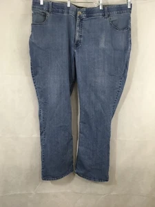 Lee Riders Damen Plus 5Pocket Mid Rise Boot Cut Jeans Stretch Taille 48X30 Blau - Bild 1 von 7