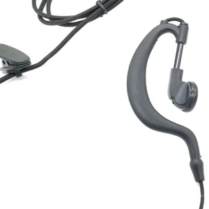 Auriculares en forma de G Head M con micrófono PPT para radio walkie talkie Motorola - Imagen 1 de 8