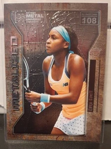 2021 Skybox Coco Gauff Metal Universe Champions - Metalized Rookies #108 (RC) - Picture 1 of 4