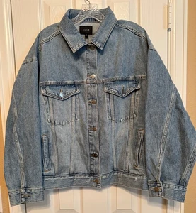 Joes Jeans Roanoke Denim Oversized Jacket Jean Size XL BNWT - Picture 1 of 5
