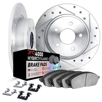 For Pontiac Grand Prix 88-93 Brake Kit DFC Drilled & Slotted Rear Brake Kit w Foto 1 de 4