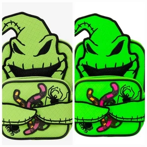 Loungefly Nightmare Before Christmas Glow in Dark Oogie Boogie Crossbody & Pouch - Picture 1 of 6