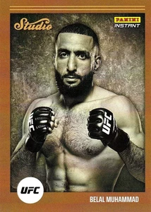 2022 Panini Instant UFC Belal Muhammad STUDIO 1/125 SP Welterweight #S5 - Bild 1 von 2