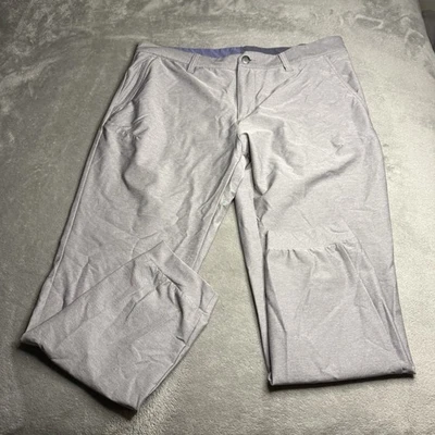 Pantalones Adidas Para Hombre 34x30 (FIT 34x26) Gris Golf Rendimiento Joggers Adicross Foto 1 de 4