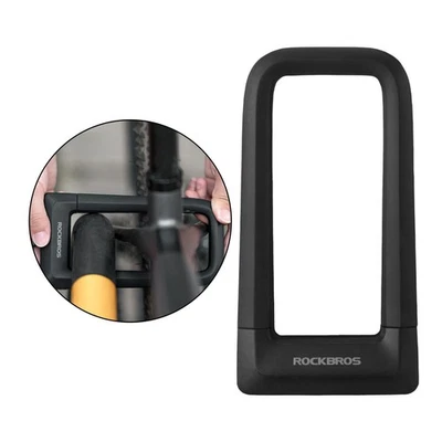 Universal Bike U Lock with 2 Keys Compact Anti-Theft D Lock Safety Lock Alloy - Image 1 of 4