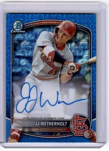 2025 JJ Wetherholt Auto 004/150 St. Louis Cardinals #BMA-JW - Picture 1 of 2