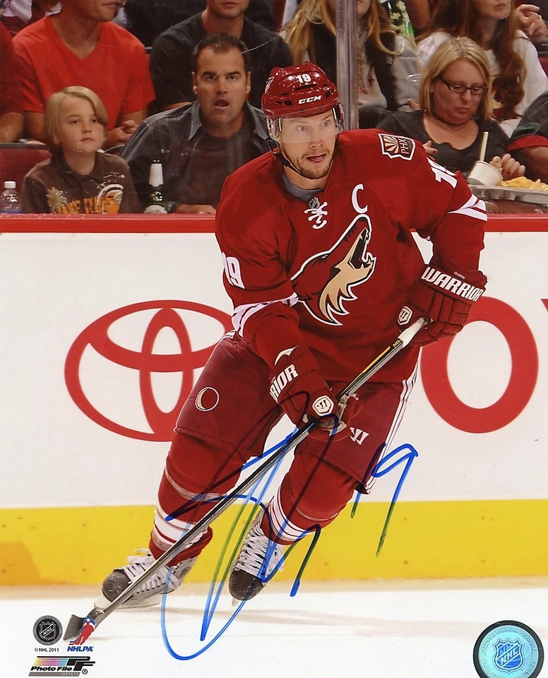 SHANE DOAN PHOENIX COYOTES SIGNED PHOTO w/ COA - Image 1 of 1