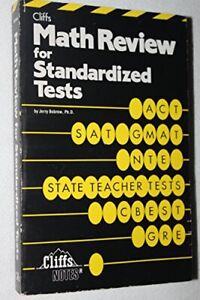 Math Review For Standardized Tests (Cliffs Test Prep) - Bobrow, Jerry|Orton,...