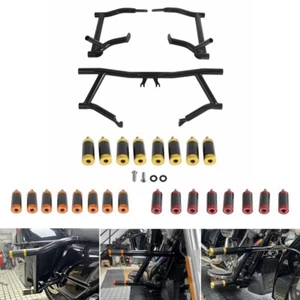 Highway Crash Bar Engine Guard Saddlebag Tip-Over Bar For Harley Touring 2014-25 - Bild 1 von 18