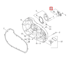 KIT DE CUBIERTA Y JUNTA DE INSPECCIÓN BUELL 25380-03 - Imagen 1 de 1