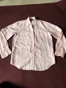 Ralph Lauren Gr. S Langarm Button Down Einfarbig Rosa Lachs - Bild 1 von 11