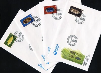 Faroe FDC 1995.02.06. Saltamontes individuales para insectos cigarras Foto 1 de 3