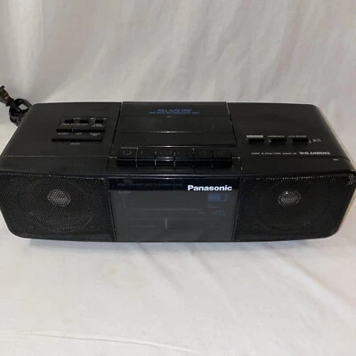 Vintage Panasonic RC-X250 AM/FM Cassette Digital Clock Radio Boombox Tested Read - Image 1 of 4
