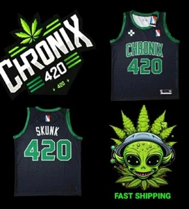 BASKETBALL JERSEY NBA STYLE LIMITED EDITION THC CHRONIX SINGLET SIZE 3XL - Picture 1 of 6