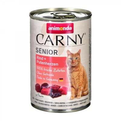 Animonda Carny Senior Flavour: Rinder- & Putenherz 400G - Bild 1 von 2