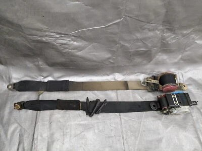 Juego de carrete de cinturón de seguridad izquierdo derecho Mazda Miata 1990-1993 OEM negro NA 90-93 89NAUC Foto 1 de 4