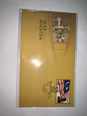 Malaysia 2013 fdc 50 years first day cover with broucher johor bahru chop - Image 1 of 2