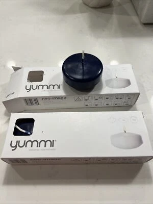 Vela Flotante Yummi 4 Piezas Azul Marino Nueva Foto 1 de 3