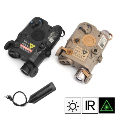 WADSN PEQ15 LA5C UHP Integrated GREEN Laser IR Pointer / Light Device-TAN/BLACK - Image 1 of 4