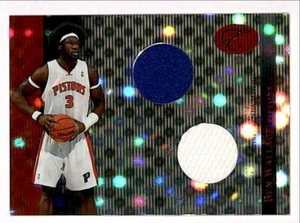 2006-07 Bowman Elevation Power Brokers Relics Dual Ben Wallace Jersey 2 colors - Picture 1 of 2