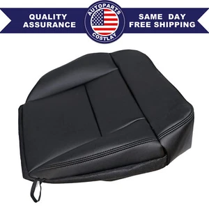 Cubierta de asiento inferior del conductor de cuero negro para Ford F150 2004 2005 2006 2007 2008 - Imagen 1 de 5