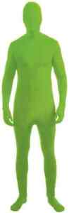 Disappearing Man Neon Invisible Skin Suit Sport Halloween Adult Costume 4 COLORS
