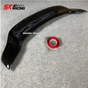For 2014-20 AUDI A3 S3 RS3 8V SEDAN Gloss Black Rear Trunk Lip Spoiler Wing Trim - Foto 1 di 14