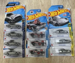 Neu 2024 Hot Wheels Lot 10 1 Porsche 911 Carrera Schlüsselanhänger Roger Dodger Goldfinger - Bild 1 von 7